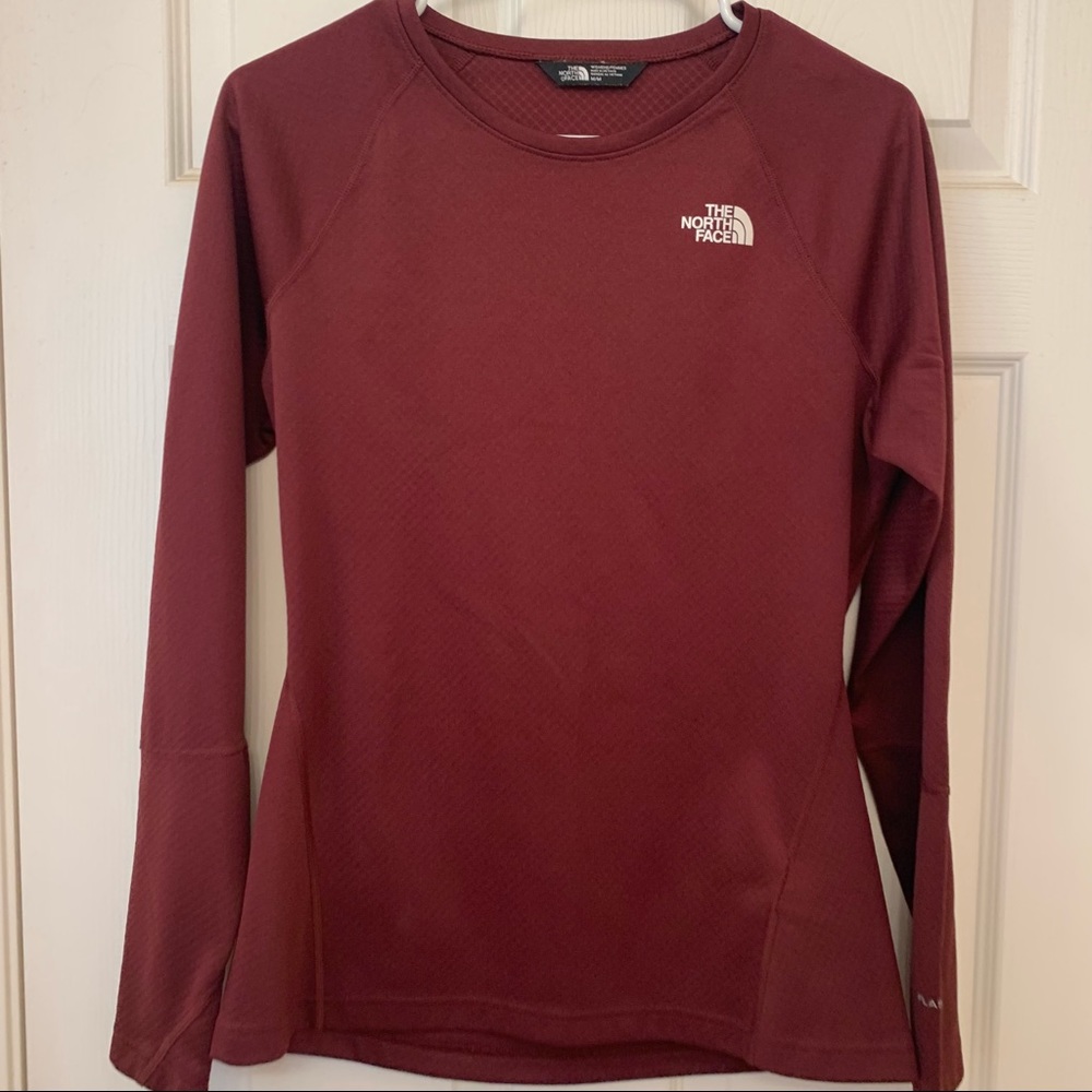 The North Face Women’s FlashDry Long Sleeve Sweatshirt Size Medium Maroon